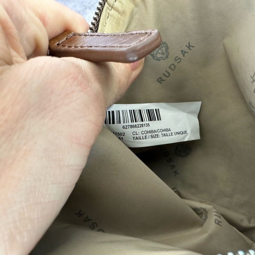 Rudsak Brown Leather Wristlet Bag - Picture 8 of 8